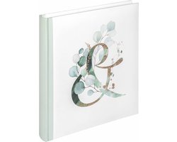 Walther UH-163 Everlasting - Trouwalbum - Formaat 28 x 30,5 cm - 50 witte pagina's - Witte glaszijde - Wit
