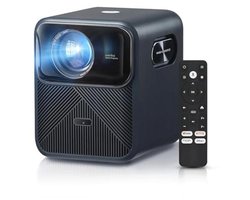 WANBO Mozart 1 Pro Projector 4K met Google TV【MEMC/Netflix Officiële/1200ANSI】HDR10, 20W Hifi Speaker, Auto Focus Keystone, Native Full HD 1080P, Bluetooth 2.4G+5G Wifi, Smart Beamer for Home/Outdoor