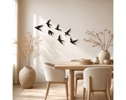 Wand decoratie vogels - Muurdecoratie - Wanddecoratie - Muurdecoratie woonkamer - Schilderij - Muurdecoratie slaapkamer - Industrieel - Wanddecoratie hout natuurlijk - Wanddecoratie buiten - Wanddecoratie tuin - Slaapkamer