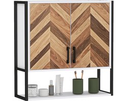 Wand Gemonteerde Badkamerkast - Badkamerkast - Badkamer Kast - Badkamer Kastje - Kasten - Kastje - Badkamerkastje - Badkamer Kastje - Kast - Badkamer - Badkamerkast - Badkamer Accessoires - Badkamermeubel - Badkamermeubels