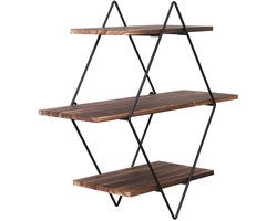 Wand Gemonteerde Rek - Opberg Rek - Opbergrek - Organizer - Organizers - Rek - Rekken - Decoratie - Rekje - Kast - Kastje - Kasten - Plank - Planken - Woonkamer - Keuken