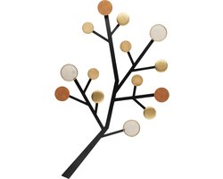 Wand Kapstok Bubble Tree 112cm bruin Kare Design