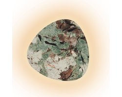 Wand-/plafondlamp | 30 cm | Cameo marmeren lampen | groen | marmercomposiet en metaal | modern design