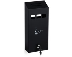 Wandasbak buiten - afsluitbaar - metaal - muur