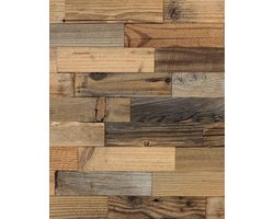 Wandbekleding van Echt Oud Hout - Houten Panelen voor Woonkamer en Binnen