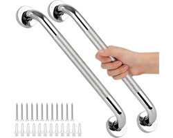 Wandbeugel Voor Ouderen – Wandbeugel badkamer Handgreep - Voor Senioren Ouderen – 40cm Antislip Roestvrijstalen Badkamerbalansstang En Sterke Badleuningen – Veilig Comfortabel En Duurzaam Voor Badkamergebruik - 2 stuks