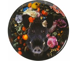 Wandbord Everzwijn | Heinen Delfts Blauw | Wandbord | Design