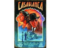 Wandbord Film Movie Klassiekers - Casablanca