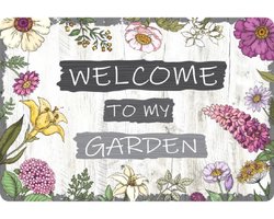 Wandbord Huis Tuin Keuken lifestyle - Welcome To My Garden