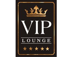 Wandbord Humor - Vip Lounge