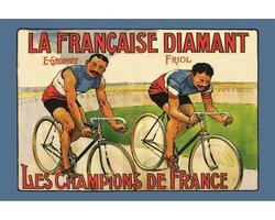 Wandbord - La Francaise Diamant Les Champions De France