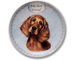 Wandbord My Best Friend Cocker Spaniel-hondenkop Cocker Spaniel