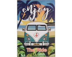 Wandbord - Wandborden - Houten borden - Enjoy - Houten bord - Houten decoratie - Wandbord hout - Decoratie - Decoratie woonkamer - Mancave - Mancave decoratie - Tekstbord - Cave & Garden