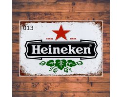 Wandbordje Heineken