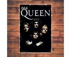 Wandbordje Queen band muziek