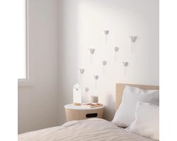 Wanddecoratie Bloomer white