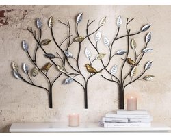 Wanddecoratie bomen en vogels
