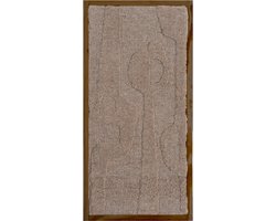 Wanddecoratie Devin Beige - Wool Hanging 40 x 80 cm