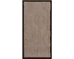 Wanddecoratie Devin Beige - Wool Hanging 40 x 80 cm - Luxe Wanddecoratie van Wol