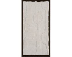 Wanddecoratie Devin Naturel - Wool Hanging 40 x 80 cm - Luxe Wanddecoratie van Wol