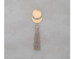 Wanddecoratie goud brass - June | Muurdecoratie boho | Wanddecoratie goud metaal | Luxe decoratie