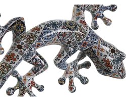 Wanddecoratie Home ESPRIT Multicolour Hagedis Mediterrane 13 x 5 x 29 cm (2 Stuks)