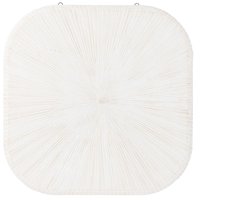 Wanddecoratie Home ESPRIT Wit Modern Verouderde afwerking 89 x 3 x 89 cm