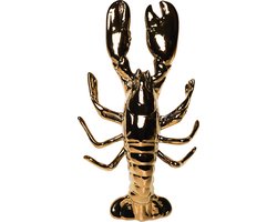 Wanddecoratie Kreeft - Keramiek - Goud - 25 cm