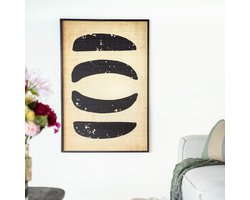 Wanddecoratie Kyoto large - zwart | BY-BOO