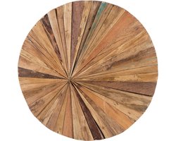 Wanddecoratie MORELIA Teakhout 60 cm Bruin
