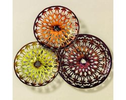 Wanddecoratie - Muur decoratie - veelkleur - 65cm