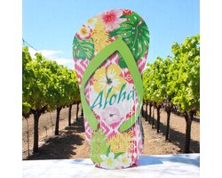Wanddecoratie - Slipper - Hout - 'Aloha'