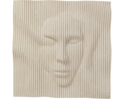 Wanddecoratie Soft Face 3D 60x60cm Kare Design