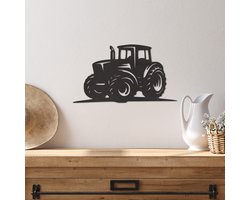 Wanddecoratie Tractor - Muurdecoratie Tractor - Muurdecoratie Hout - Wanddecoratie Hout - Muurdecoratie Woonkamer - Wanddecoratie Woonkamer - Wanddecoratie Industrieel - Wanddecoratie Dieren - Home Decor - Wall Line Art - 49 x 27.5 cm