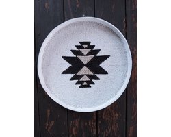 Wanddecoratie wandbord boho tribale kunst