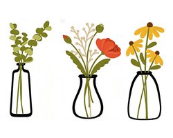 Wanddecoratie - wanddecoratie woonkamer - Wanddecoraties - 3 stuks - wanddecoratie metaal - wanddecoratie slaapkamer - wanddecoratie woonkamer metaal - wand decoratie woonkamer - wanddecoratie metaal 3d - wanddecoratie 3d - Meerkleurig