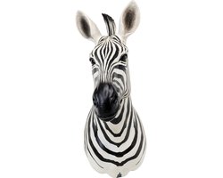 Wanddecoratie zebra hoofd Kare Design