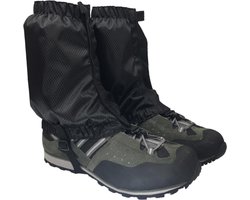 Wandelbeenkappen - 420D Oxford waterdichte beenbeenkappers - duurzame laarsbeenkappen - Zwart - Herbruikbare - Waterdicht - verstelbaar - voor klimmen, skiën, wandelen - 1 paar - unisex - outdoor wandelkleding - wandel-/fietsaccessoires