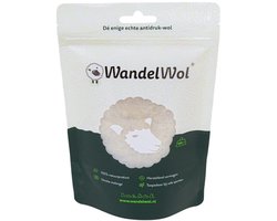 WandelWol 10 gram antidruk-wol - 100% unieke melange - rijk aan lanoline