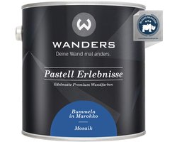 Wanders24 Erlebnisse – Krijtverf muur en meubels – Mosaik blauw 2,5 l