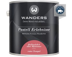 Wanders24 Pastell Erlebnisse – krijtverf muur en meubel – 2,5 l rood
