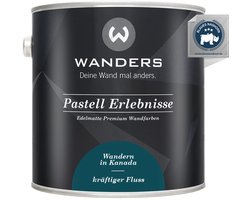 Wanders24 Pastell – muur en meubelverf krijtverf – 2,5 liter – turkoois mat