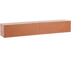 Wandgemonteerd tv-meubel GLADSTONE Rood