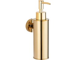 Wandgemonteerde Zeepdispenser - Goud Kleur - Roestvrijstaal - 1 stuk
