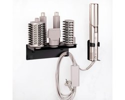 Wandhouder compatibel met Shark Flex Style Hair 5-in-1 - föhnhouder badkamerorganizer voor opbergopzetstukken - rek met koordhaak