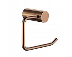 Wandhouder Toiletrolhouder Geborsteld koper Modern prisma