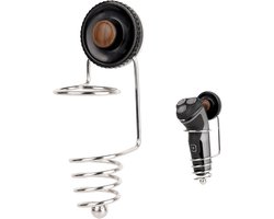 Wandhouder voor elektrisch scheerapparaat, zelfklevende zuignap, scheermeshouder, compatibel met Philips scheerapparaat 2400, serie 5000X, serie 7, 9 (zilver)