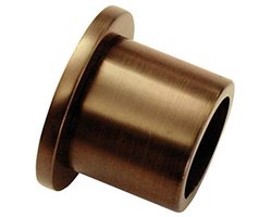 Wandhouder voor gordijnroedes 25 mm - Metalen wandmontage met montagemateriaal - Elegante afwerking in brons