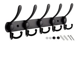 Wandkapstok Haak - Roestvrijstalen kapstok (verpakking van 1) - Robuuste wand kapstokhaak - Premium design roestbestendige kapstokhaak voor het ophangen van gewaden en kleding