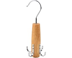 Wandkapstok Houten - Kledinghaak - Ruimte Ordenen - Multifunctioneel Ontwerp - 9x20 cm - Naturel
